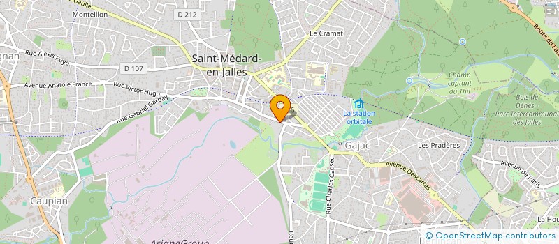 localisation de l'entreprise MADAME CAMILLE LECHIPRE  SAINT-MEDARD-EN-JALLES