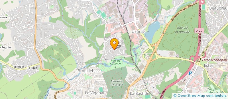 localisation de l'entreprise MADAME CAMILLE LECLERC à LIMOGES