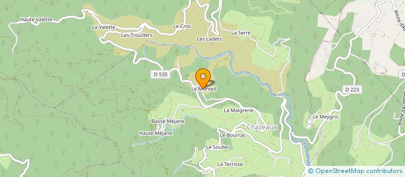 localisation de l'entreprise MADAME CAMILLE LECOESTER  CHAZEAUX