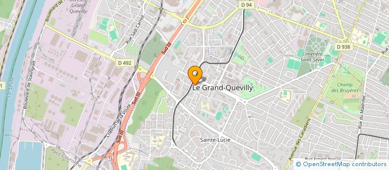 localisation de l'entreprise MADAME CAMILLE LECOEUR  LE GRAND-QUEVILLY