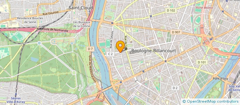 localisation de l'entreprise MADAME CAMILLE LECOLIER  BOULOGNE-BILLANCOURT