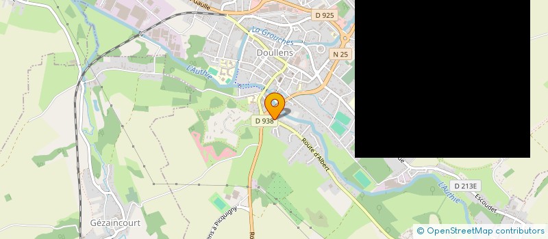 localisation de l'entreprise MADAME CAMILLE LECOMTE à DOULLENS