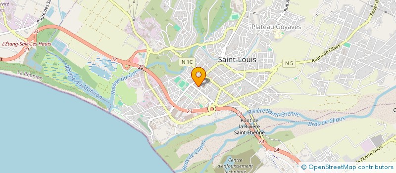 localisation de l'entreprise MADAME CAMILLE LECONTE à SAINT-LOUIS