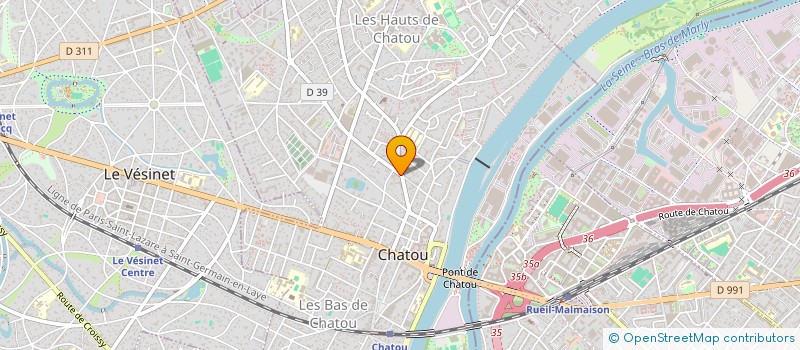 localisation de l'entreprise MADAME CAMILLE LECONTE à CHATOU