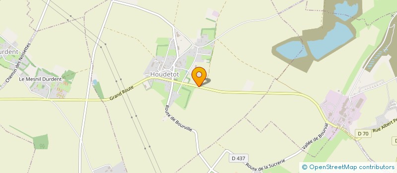 localisation de l'entreprise MADAME CAMILLE LECOUFFE  HOUDETOT