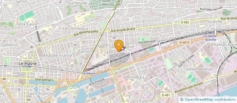 localisation de l'entreprise MADAME CAMILLE LECOURT  LE HAVRE