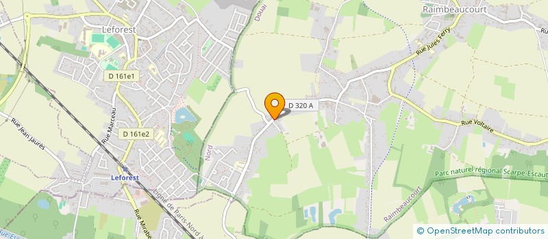 localisation de l'entreprise MADAME CAMILLE LECOUSTRE  RAIMBEAUCOURT