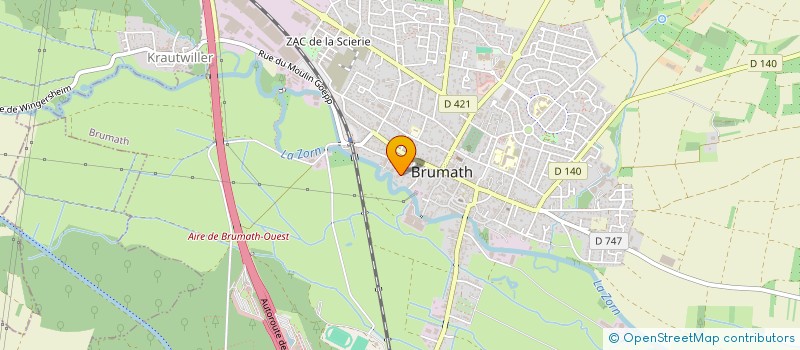 localisation de l'entreprise MADAME CAMILLE LECTURE  BRUMATH