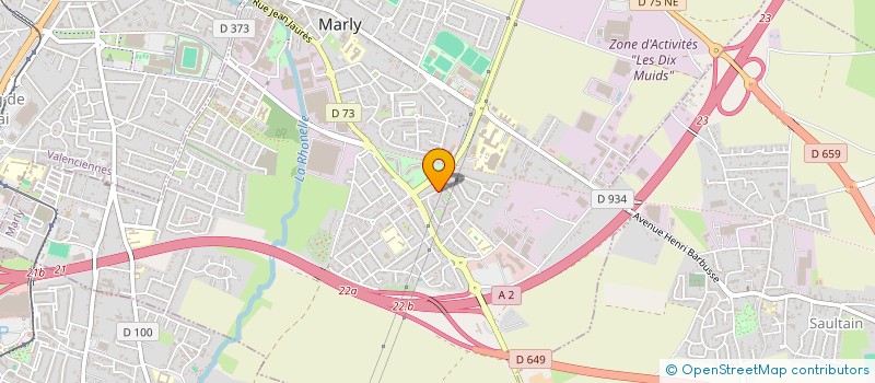 localisation de l'entreprise MADAME CAMILLE LEDROLE  MARLY