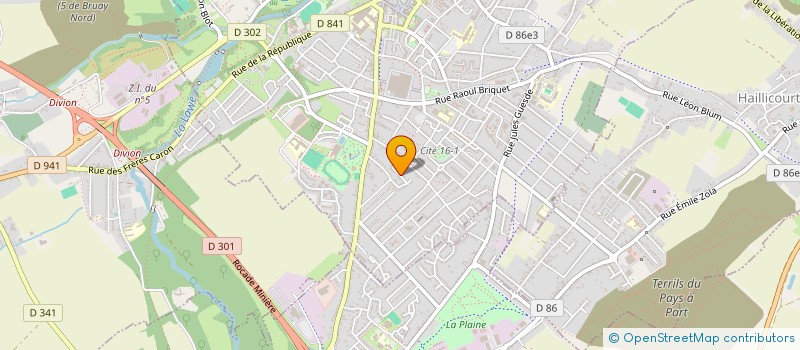 localisation de l'entreprise MADAME CAMILLE LEDUC à BRUAY-LA-BUISSIERE
