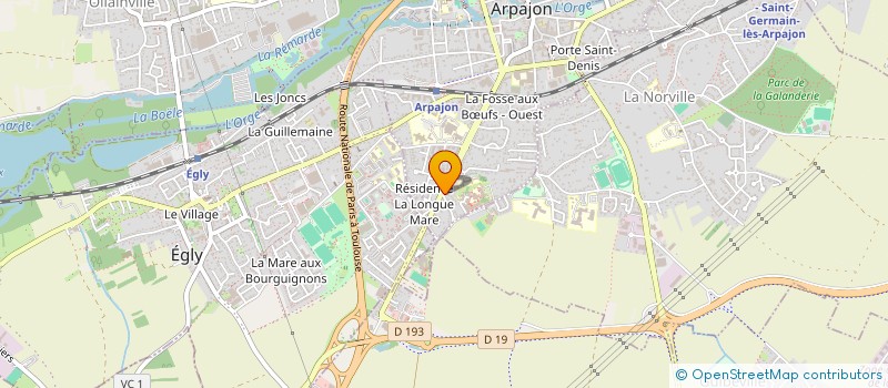 localisation de l'entreprise MADAME CAMILLE LEFAUT  ARPAJON