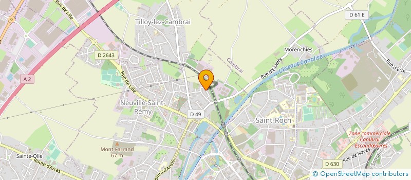 localisation de l'entreprise MADAME CAMILLE LEFEBVRE  NEUVILLE-SAINT-REMY