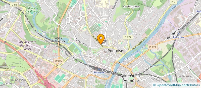 localisation de l'entreprise MADAME CAMILLE LEFEBVRE  PONTOISE