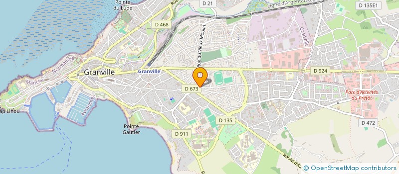 localisation de l'entreprise MADAME CAMILLE LEFEBVRE  GRANVILLE