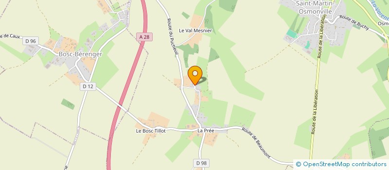 localisation de l'entreprise MADAME CAMILLE LEFEVRE  SAINT-MARTIN-OSMONVILLE