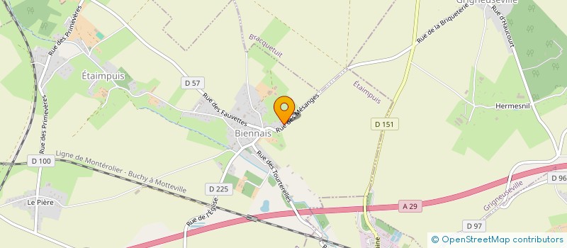 localisation de l'entreprise MADAME CAMILLE LEFEVRE  ETAIMPUIS