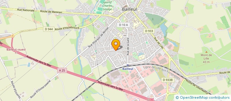localisation de l'entreprise MADAME CAMILLE LEGRAND à BAILLEUL
