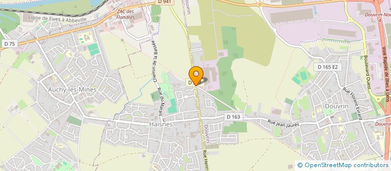 localisation de l'entreprise MADAME CAMILLE LEGRAND  HAISNES