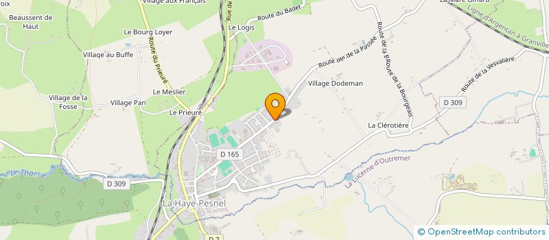 localisation de l'entreprise MADAME CAMILLE LEHERICEY  LA HAYE-PESNEL