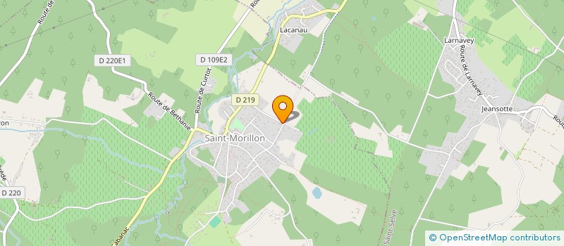 localisation de l'entreprise MADAME CAMILLE LEHERRE  SAINT-MORILLON