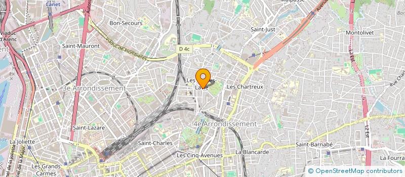 localisation de l'entreprise MADAME CAMILLE LELEU à MARSEILLE