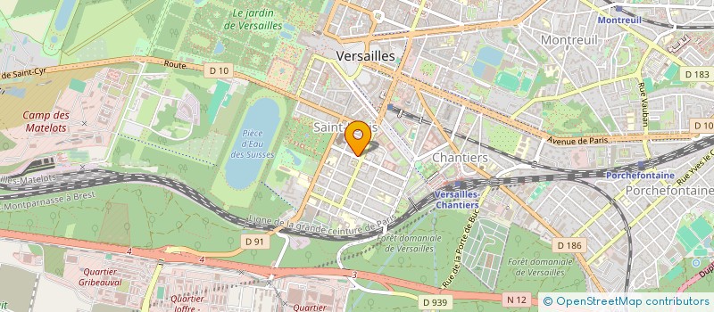 localisation de l'entreprise MADAME CAMILLE LEMAIN à VERSAILLES