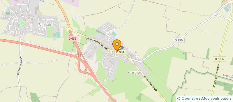 localisation de l'entreprise MADAME CAMILLE LEMERLE  CURGIES