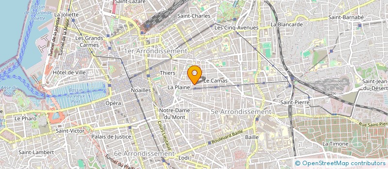 localisation de l'entreprise MADAME CAMILLE LEMONNIER à MARSEILLE