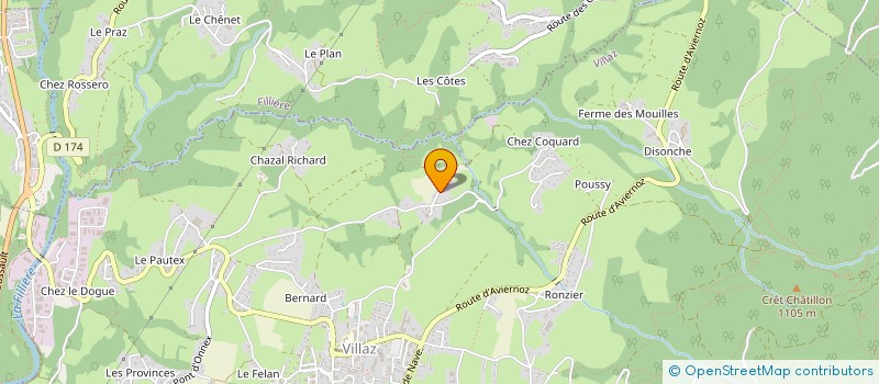 localisation de l'entreprise MADAME CAMILLE LEROY  VILLAZ