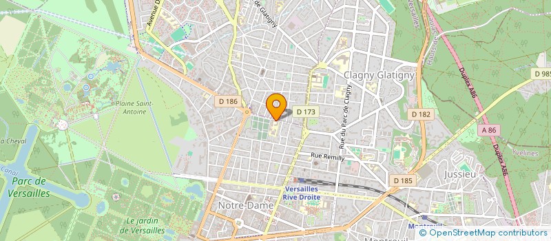 localisation de l'entreprise MADAME CAMILLE LESAFFRE à VERSAILLES