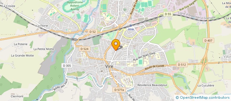 localisation de l'entreprise MADAME CAMILLE LESAULNIER  VIRE-NORMANDIE