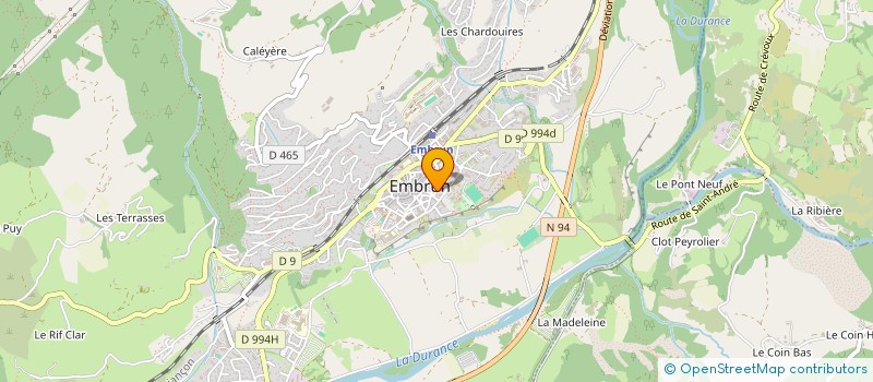 localisation de l'entreprise MADAME CAMILLE LESEC  LES ORRES