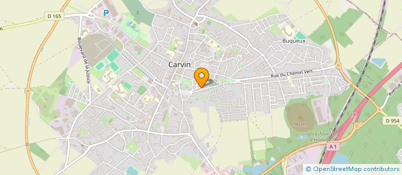 localisation de l'entreprise MADAME CAMILLE LESPINASSE  CARVIN