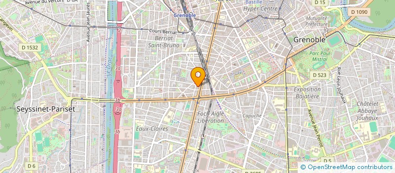 localisation de l'entreprise MADAME CAMILLE LETIERS à GRENOBLE