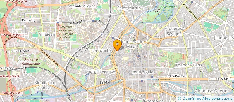 localisation de l'entreprise MADAME CAMILLE LEVEDER  RENNES