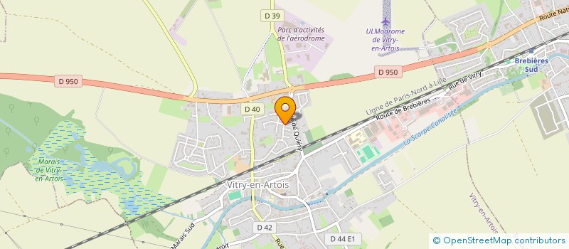 localisation de l'entreprise MADAME CAMILLE LEVEL  VITRY-EN-ARTOIS