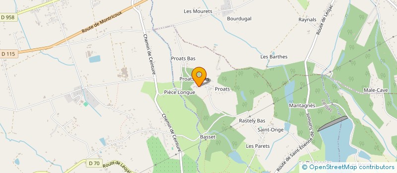 localisation de l'entreprise MADAME CAMILLE LEVEQUE  LEOJAC