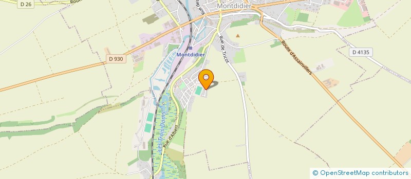 localisation de l'entreprise MADAME CAMILLE LEVERT à MONTDIDIER