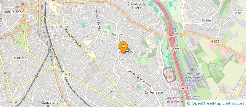 localisation de l'entreprise MADAME CAMILLE LEVESQUE  TOULOUSE