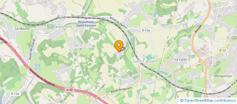 localisation de l'entreprise MADAME CAMILLE LEVIEL  SAINT-CASSIEN