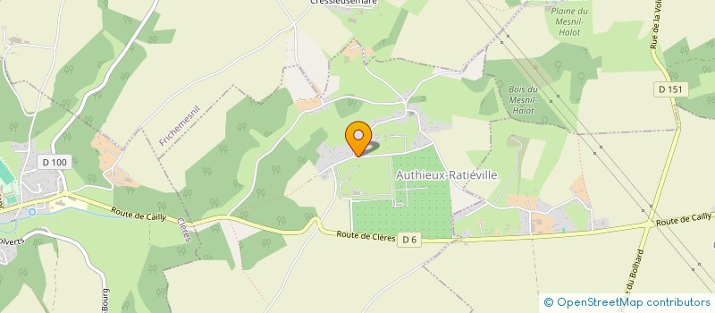 localisation de l'entreprise MADAME CAMILLE LEVIGNEUX  AUTHIEUX-RATIEVILLE