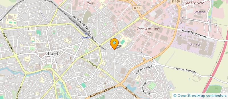 localisation de l'entreprise MADAME CAMILLE LEVRON à CHOLET