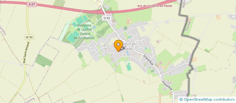 localisation de l'entreprise MADAME CAMILLE LEZY à CAMPHIN-EN-PEVELE