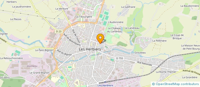 localisation de l'entreprise MADAME CAMILLE LIAIGRE à LES HERBIERS