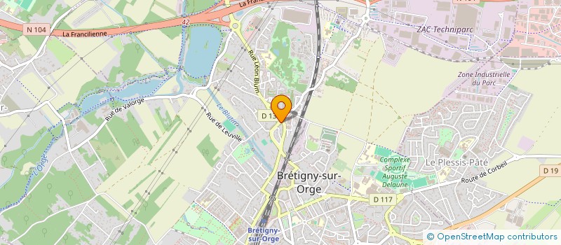 localisation de l'entreprise MADAME CAMILLE LIBONI à BRETIGNY-SUR-ORGE