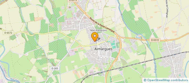 localisation de l'entreprise MADAME CAMILLE LIEGEOIS  AIMARGUES