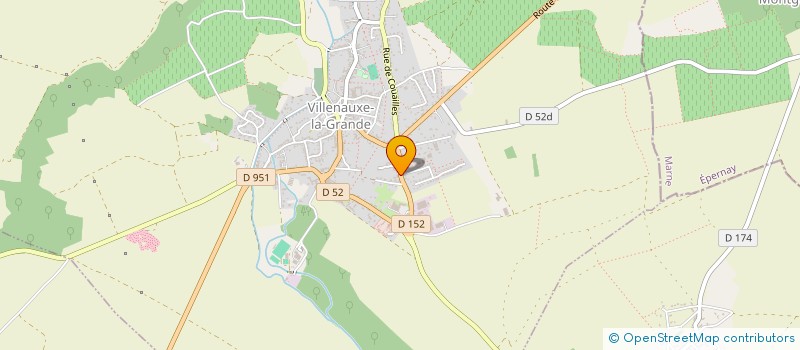 localisation de l'entreprise MADAME CAMILLE LILBERT  VILLENAUXE-LA-GRANDE