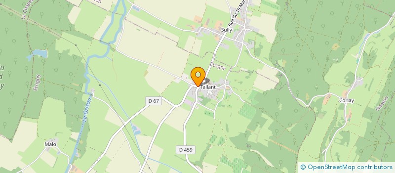 localisation de l'entreprise MADAME CAMILLE LIMONET  ETRIGNY