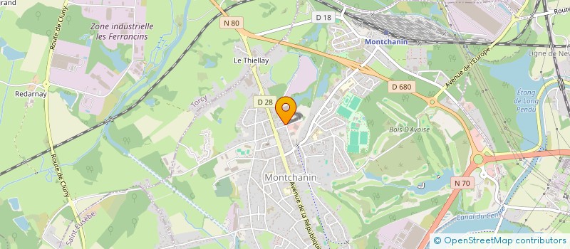 localisation de l'entreprise MADAME CAMILLE LINARD  MONTCHANIN