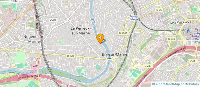 localisation de l'entreprise MADAME CAMILLE LIORET à LE PERREUX-SUR-MARNE